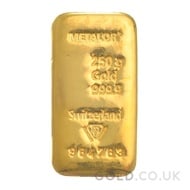 250g Gold Bars