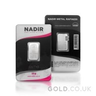 Nadir 10g Silver Bar