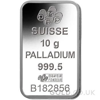 10g Palladium Bar PAMP Lady Fortuna 
