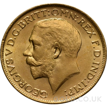 1918 Gold Sovereign Coin George V Sydney