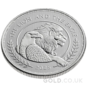 2025 The Lion and The Eagle 1oz Silver Coin