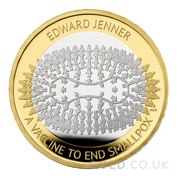 2023 £2 Proof Edward Jenner Silver Coin Boxed
