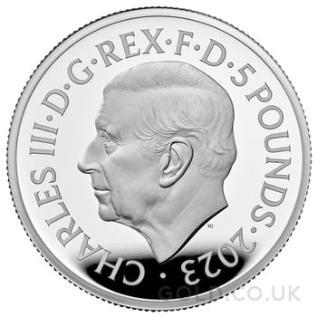 2023 Proof Silver Crown £5 Coin  The Pride of England Boxed