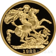 Gold Proof £2 Two Pound Double Sovereign (1983)