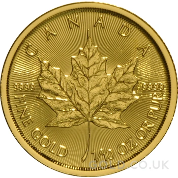 2017 1/10oz Canadian Maple Leaf Gold Coin