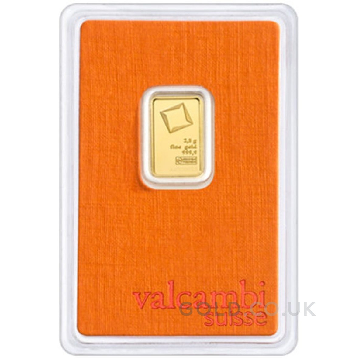 2.5g Gold Bar Valcambi
