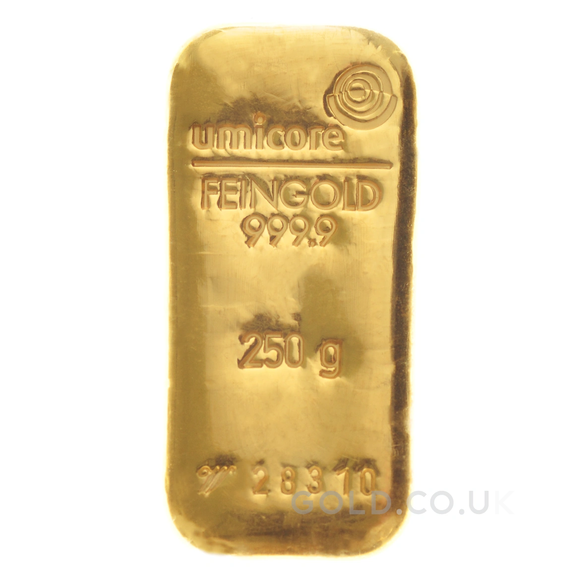 250g Gold Bar Umicore