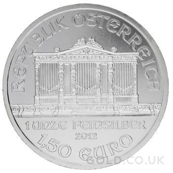 2012 Austrian Philharmonic Silver Coin 1oz