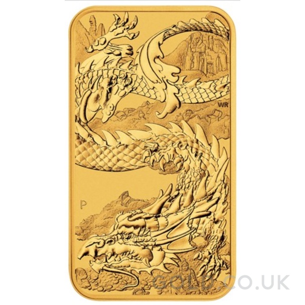 2023 1oz Dragon Rectangular Gold Bar (Coin)