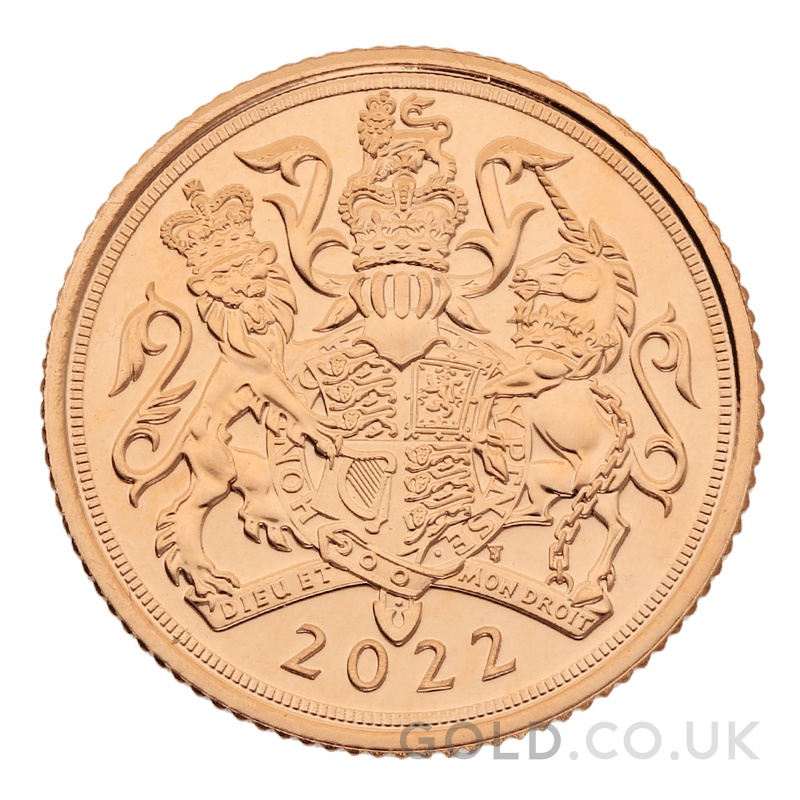 2022 Gold Half Sovereign Jubilee