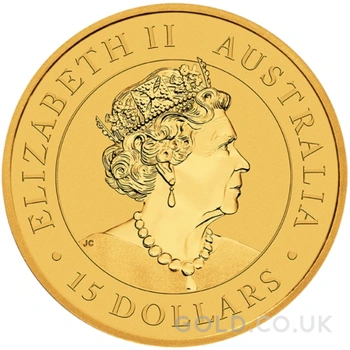 2021 1/10oz Australian Kangaroo Gold Nugget Coin