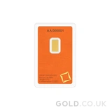 0.5g Gold Bar Valcambi
