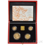 Gold Proof Sovereign Four Coin Boxed Set (1999)