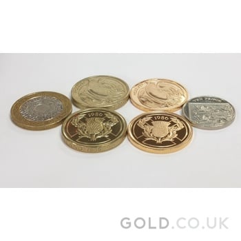 1995 Proof £2 Gold Coin Dove of Peace 1945 in Peace Goodwill