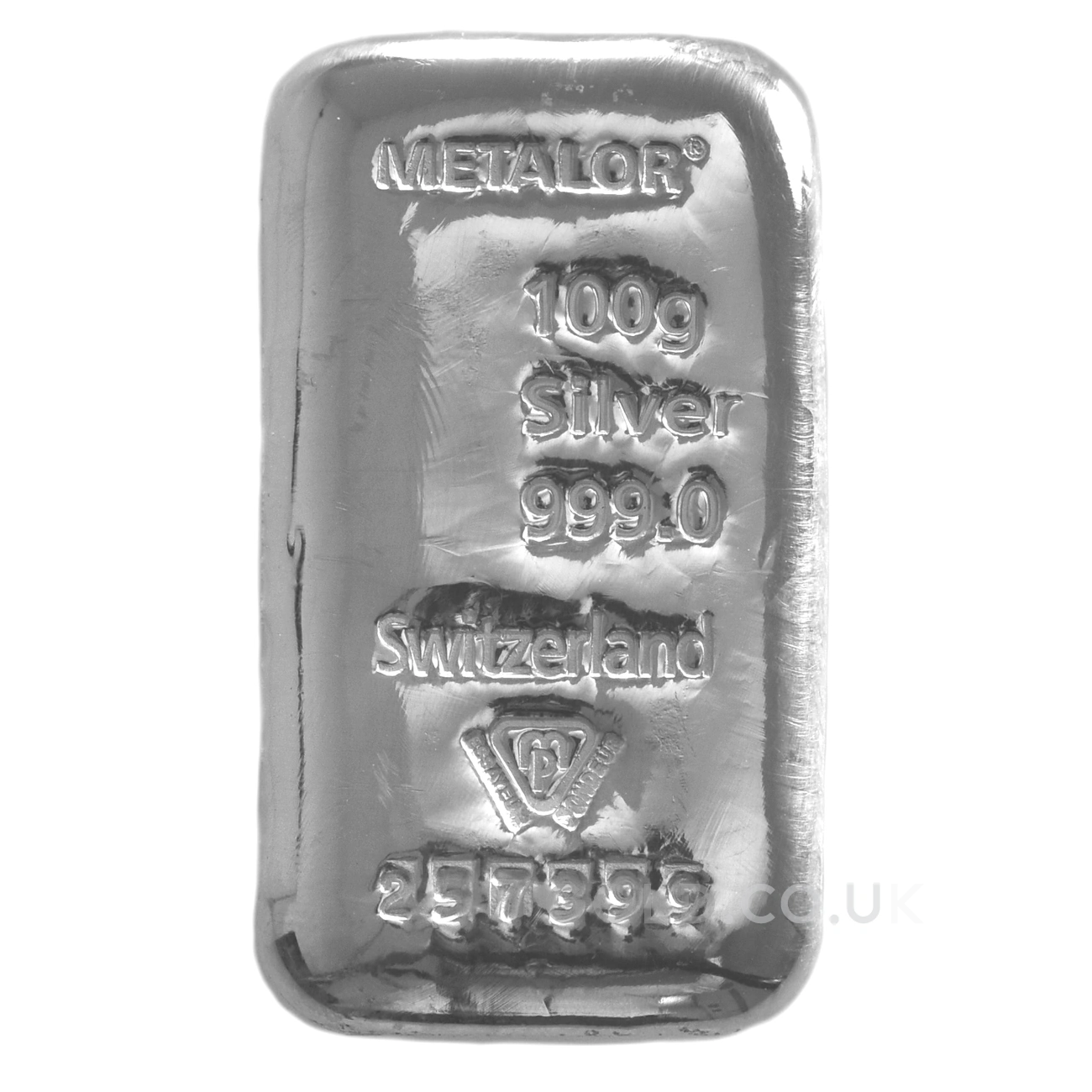 100g Silver Bar Metalor