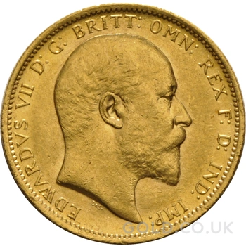 1906 Gold Sovereign Coin Edward VII Sydney