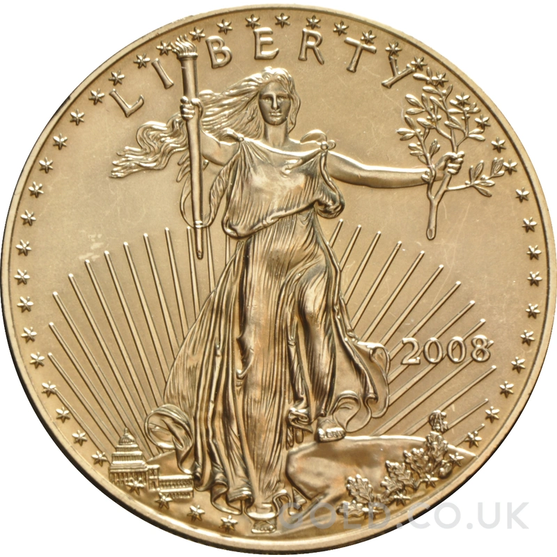 2008 American Eagle Gold Coin 1oz