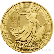 2019 Gold Britannia Coin 1oz Oriental Border