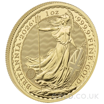 2026 Gold Britannia Coin 1oz