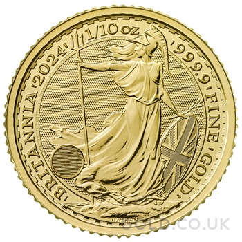 2024 1/10oz Gold Britannia Coin