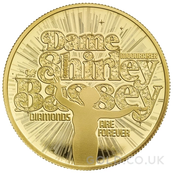 2023 Proof 1oz Shirley Bassey Gold Coin Music Legends Boxed