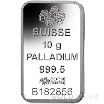 10g Palladium Bar PAMP Lady Fortuna