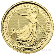 2022 1/4oz Gold Britannia Coin