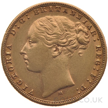 Gold Sovereign - Victoria Young Head