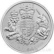 1oz Silver Royal Arms Coin (2025)