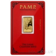 PAMP Year of the Rabbit 5g Gold Bar