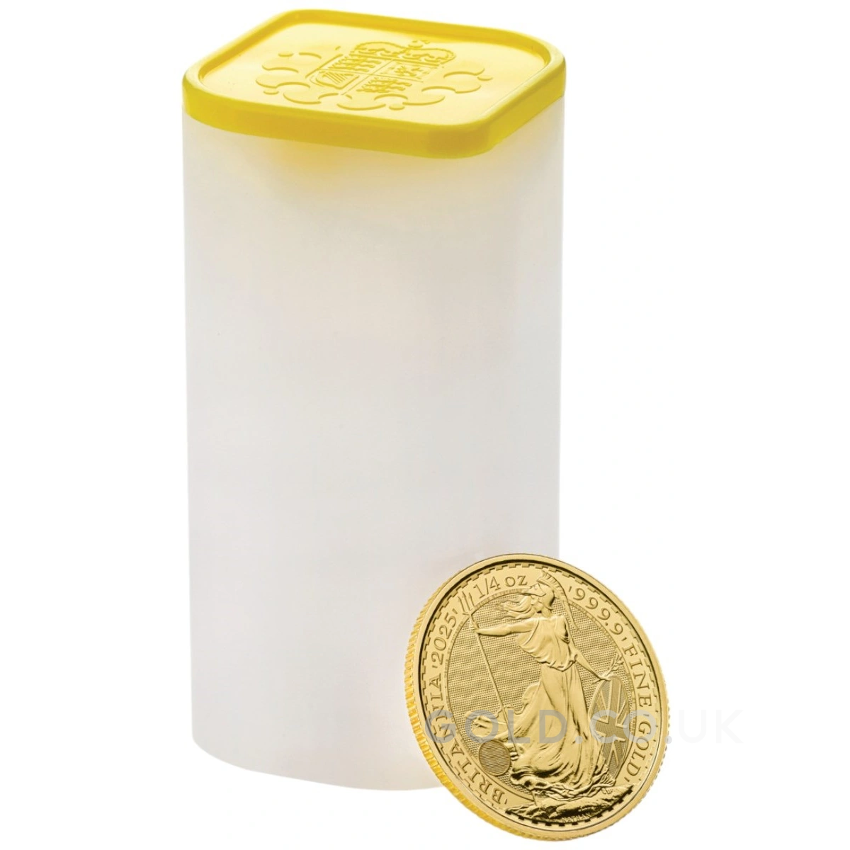 Tube of 25 2024 1/4oz Britannia Gold Coins