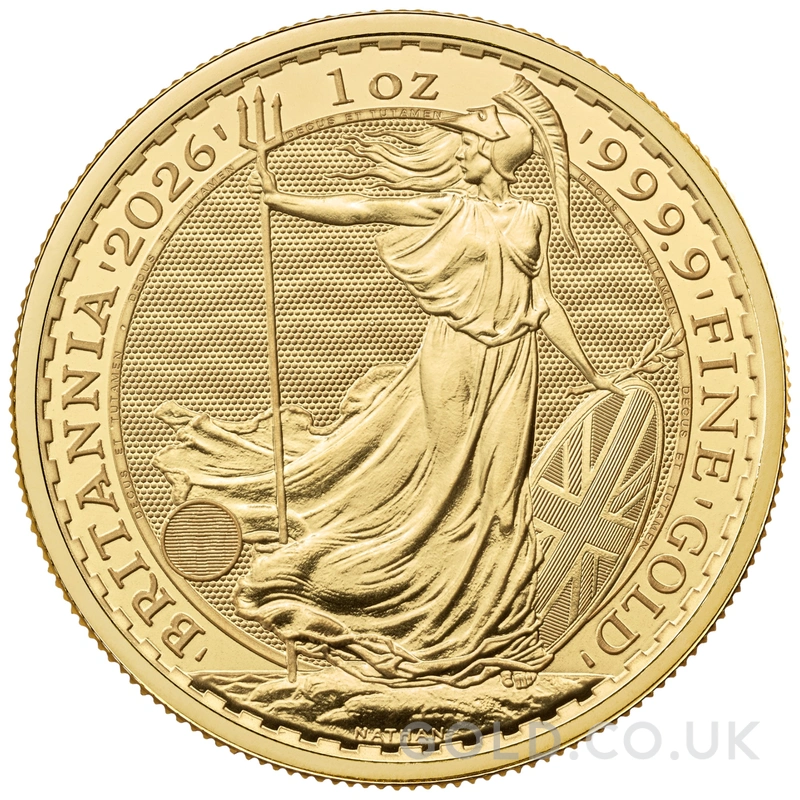 2026 Gold Britannia Coin 1oz