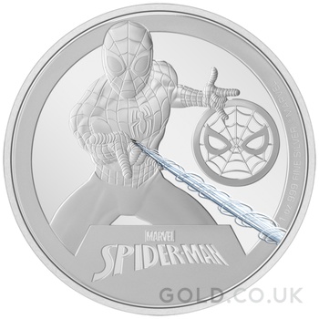 2023 Spider-Man Classic 1oz Proof Silver Coin Boxed