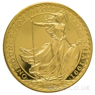 1991 One Ounce Proof Britannia