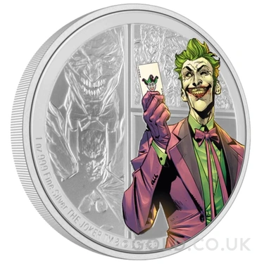 2023 Proof The Joker Silver Coin 1oz Boxed