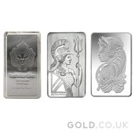10oz Silver Bullion Bar (Grade B)