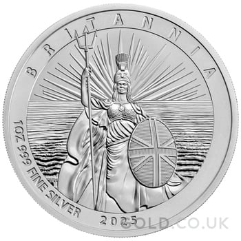 2025 Britannia Fractional Silver Reverse Proof Frosted Set Boxed