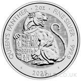 The Queen's Panther- Tudor Beasts 2oz Silver Coin (2025)