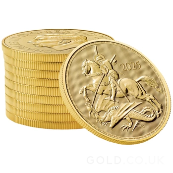 2025 St George & the Dragon Gold Coin 1oz