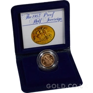 1982 Gold Proof Half Sovereign Elizabeth II Boxed