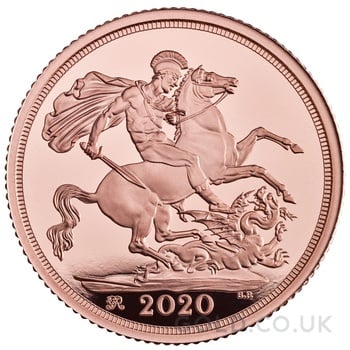 2020 Proof Gold Sovereign Boxed