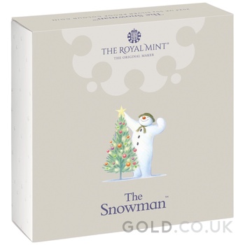 2024 The Snowman Fifty Pence Proof Silver Coin Boxed