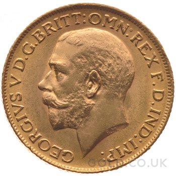 1917 Gold Sovereign Coin George V Perth