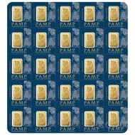 25 x 1g Gold Bars