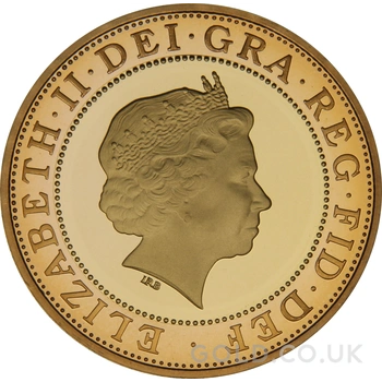 2015 Proof £2 Coin Gold Double Sovereign Technologies Fourth Portrait