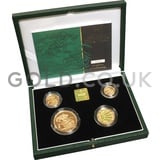 Gold Proof Sovereign Four Coin Boxed Set (2001)