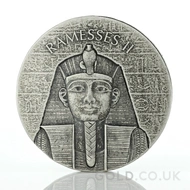 Ramesses II 2-Ounce Silver Coin (2017)