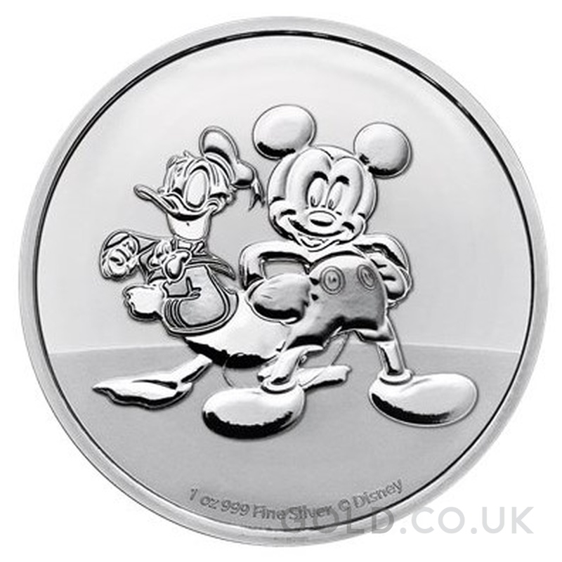 2023 Mickey & Donald Silver Coin 1oz
