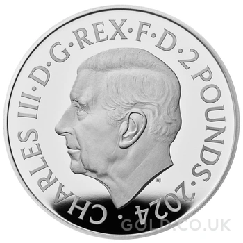 2024 Seymour Unicorn Silver Coin Tudor Beasts 1oz Proof Boxed