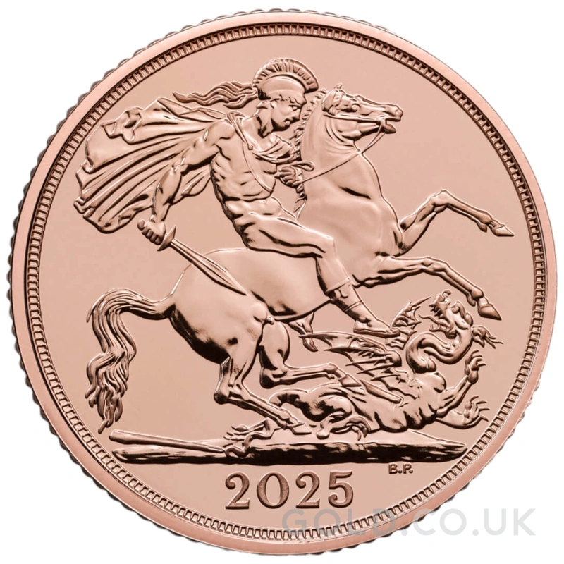 2025 £2 Coin Gold Double Sovereign - Last of the Rose Gold
